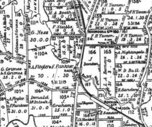 Muriel Avenue Area B. C. 1887 (cad Map 40chn Moreton Ag2 Sh1 1919)